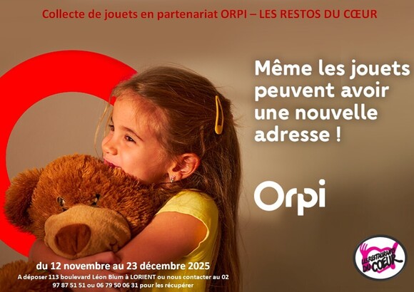 Collecte de jouets 2025 du 12 novembre au 23 décembre